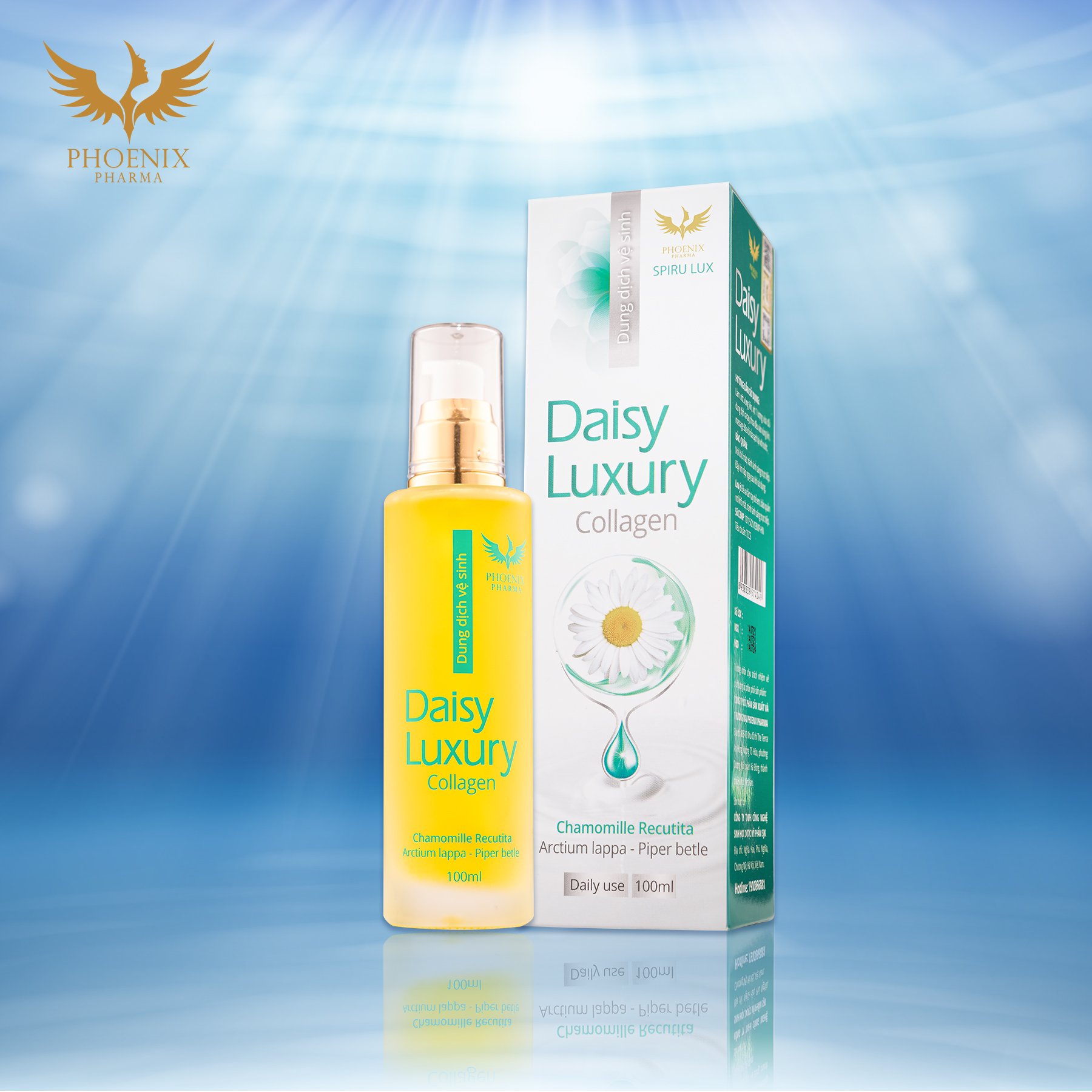 Dung Dịch Vệ Sinh Daisy Luxury Collagen 100 Ml