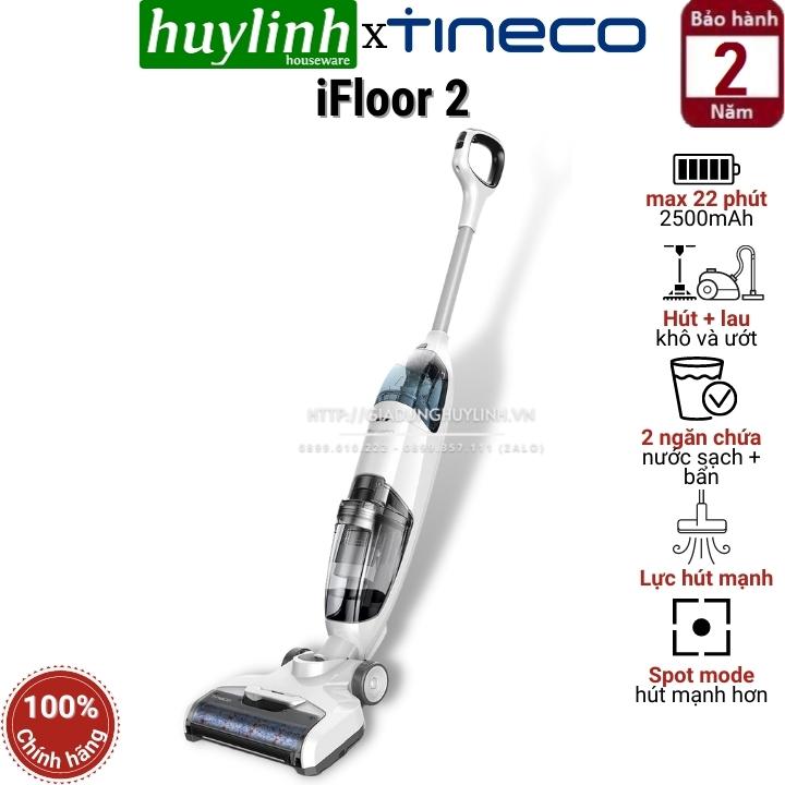 Máy hút bụi lau sàn dùng pin Tineco iFloor 2 - Chính hãng