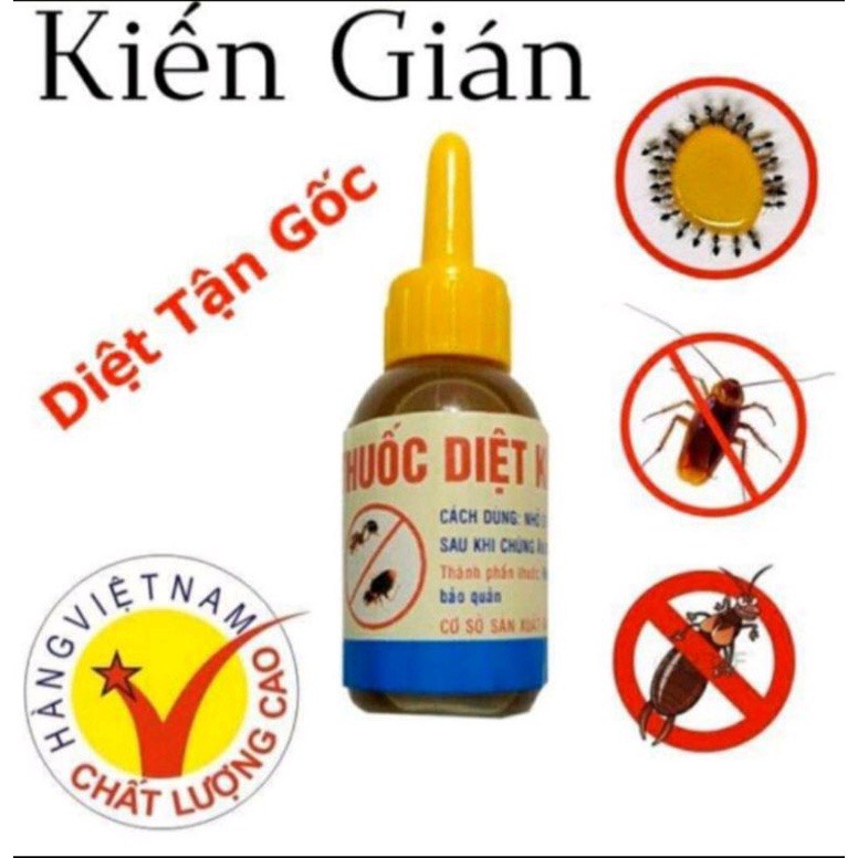Thuốc diệt kiến gián tận gốc lọ 10ml