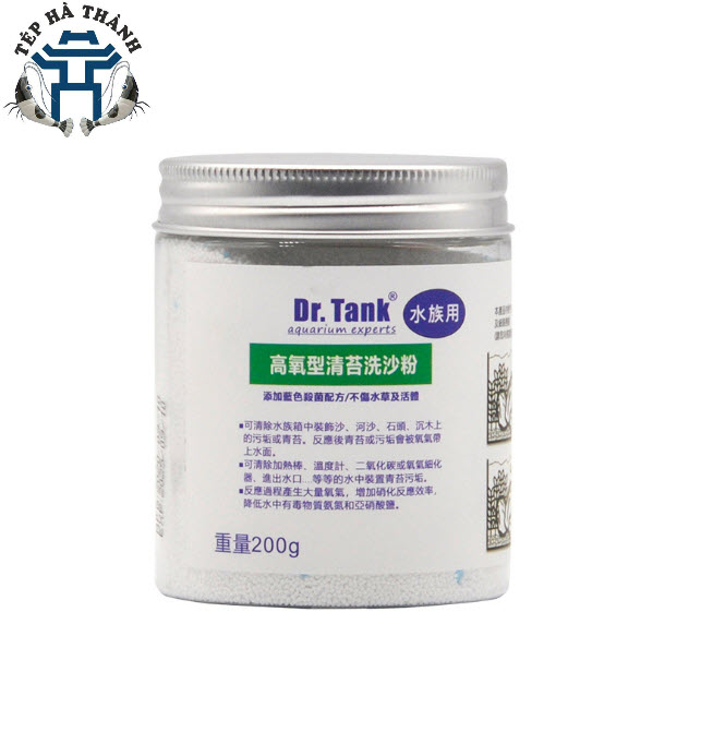 Bột vệ sinh bể cá dr.tank - vi sinh phân hủy thức ăn thừa, cặn bẩn và phân cá hiệu quả cho bể cá cảnh, bể thủy sinh