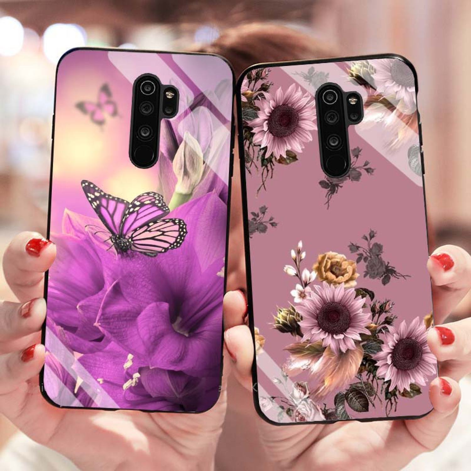 Ốp Xiaomi Redmi 9, Note 8 Pro Lưng Kính Cường Lực Mới ƞhất