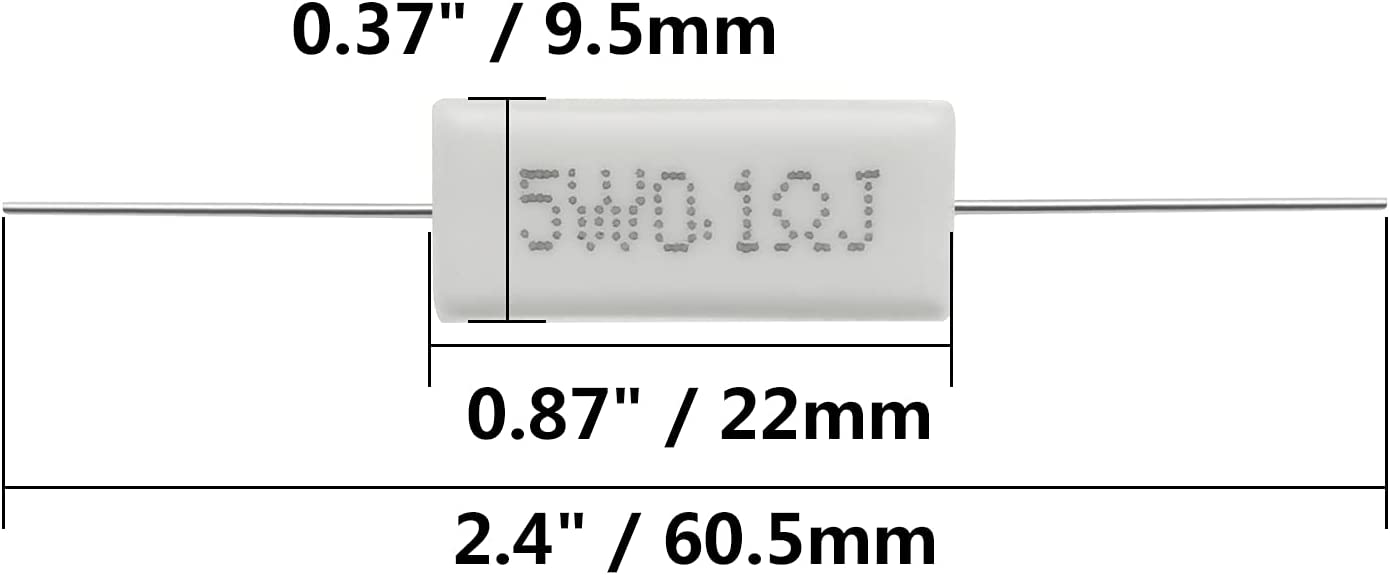 Trở Sứ 5W - (Trở Công Suất) - 10 Cái