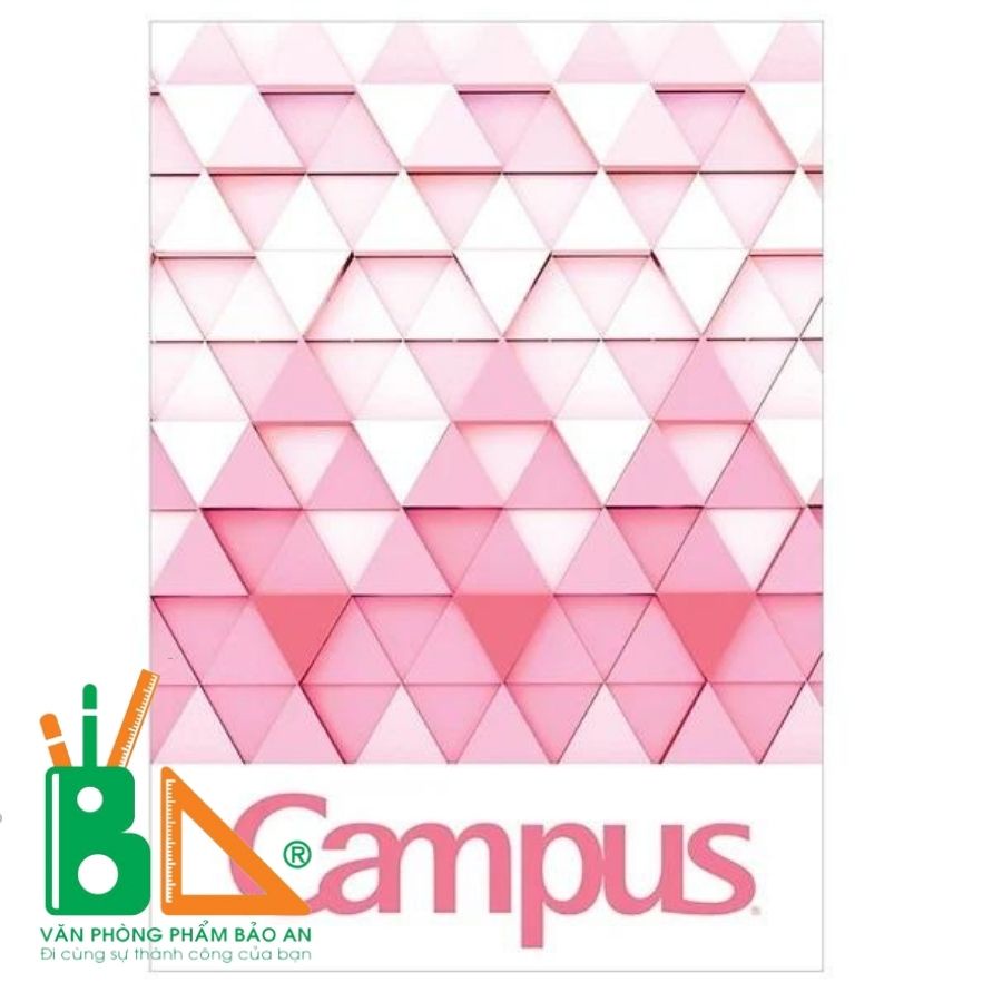 Sổ  A4 Campus 3D Pattern 200 trang ( combo 2 quyển )được làm từ chất liệu giấy ngoại nhập chất lượng cao.
