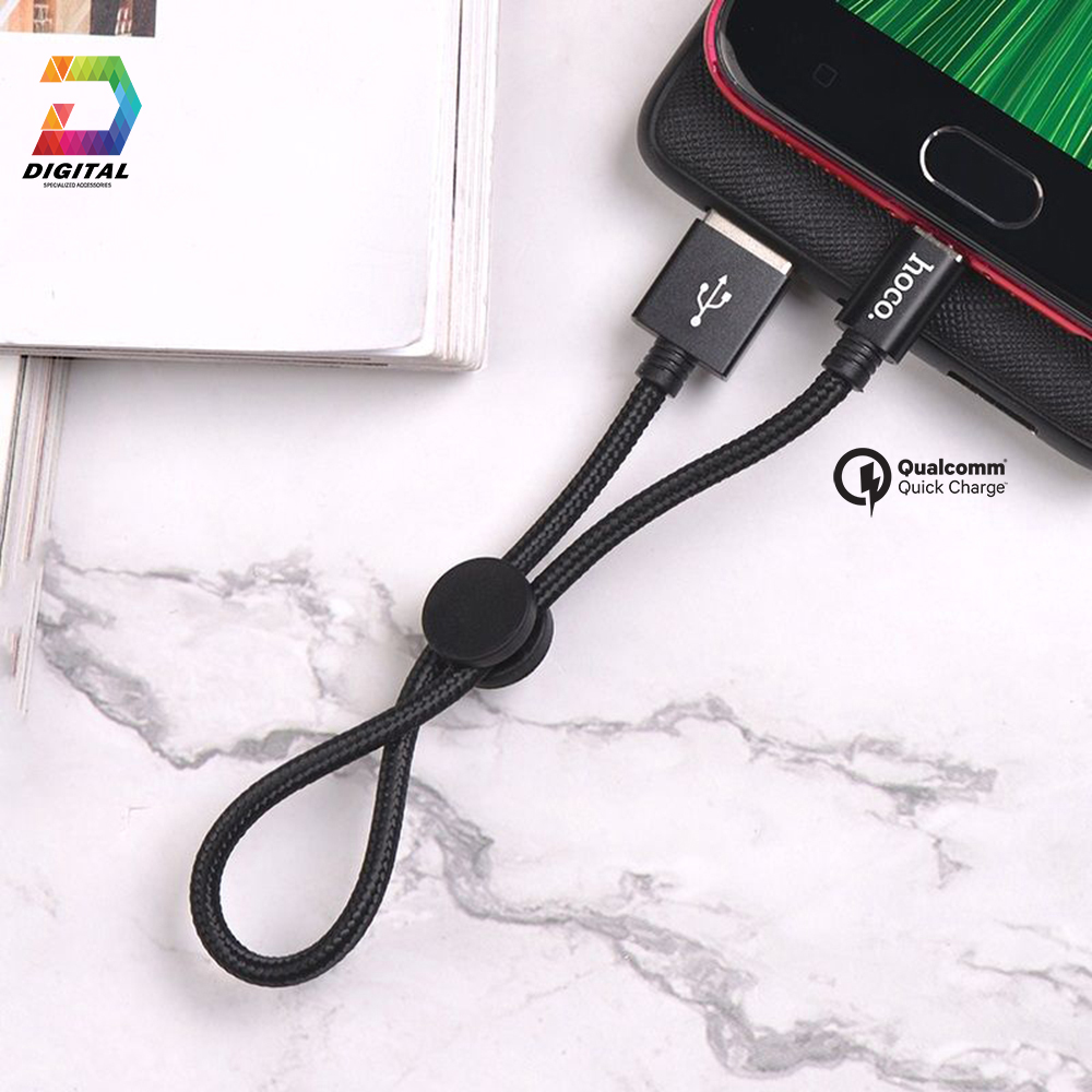 Cáp Sạc Nhanh Hoco X35 Cổng Micro USB Dài 25CM Chính Hãng