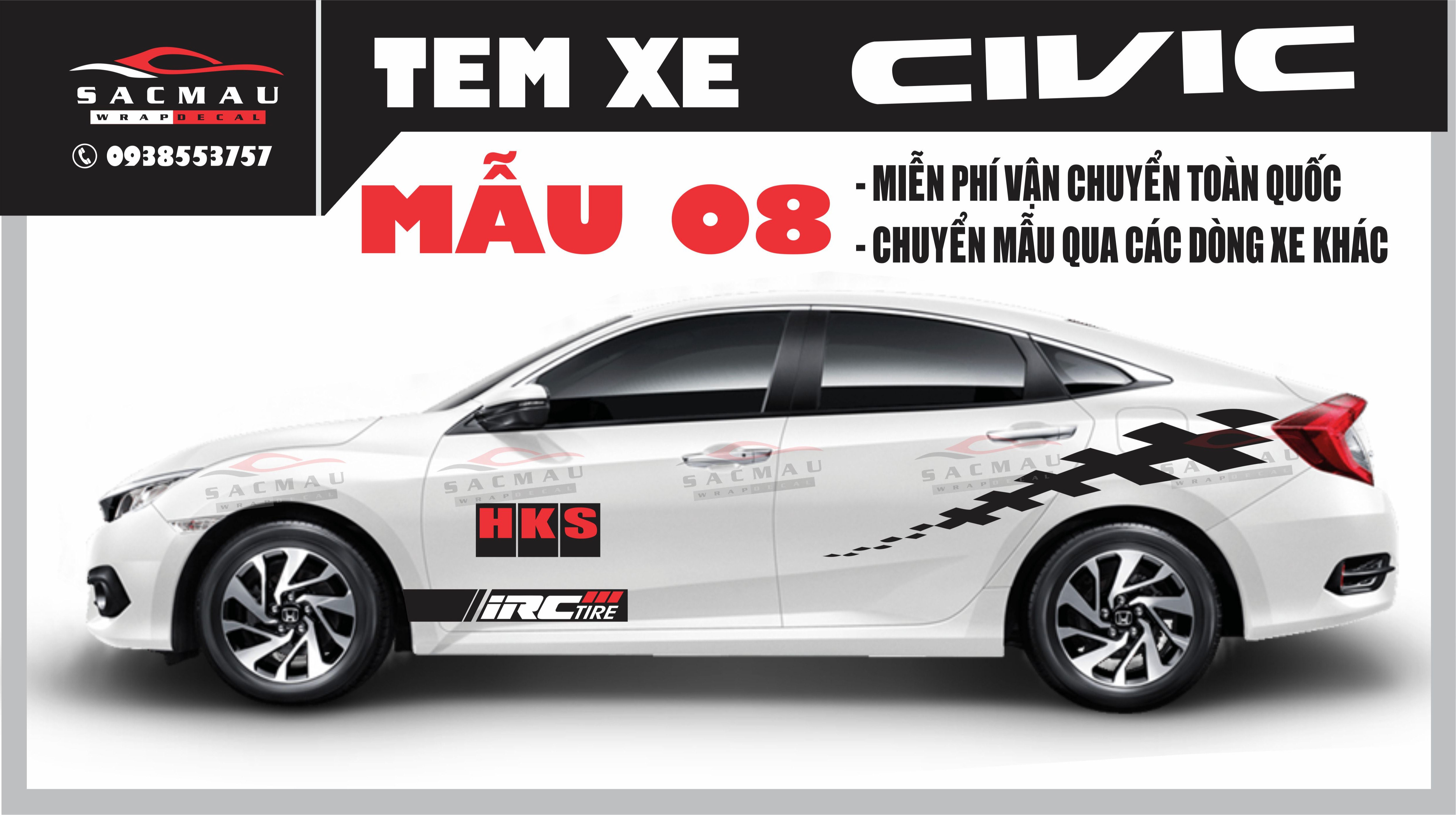 TEM XE HONDA CIVIC