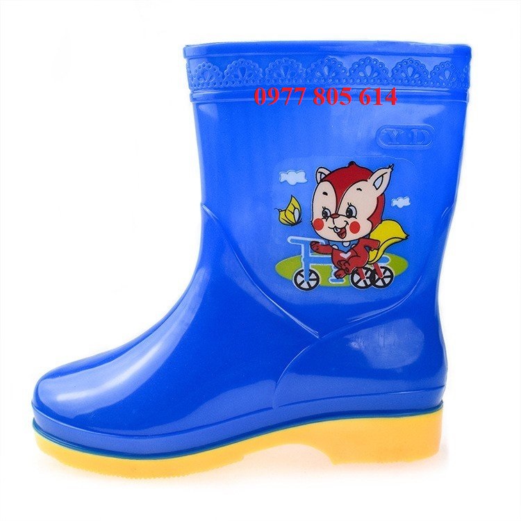 Ủng đi mưa cho trẻ em size 26-40 nhiều màu đế cứng, ủng lội nước cho bé, ủng cho bé