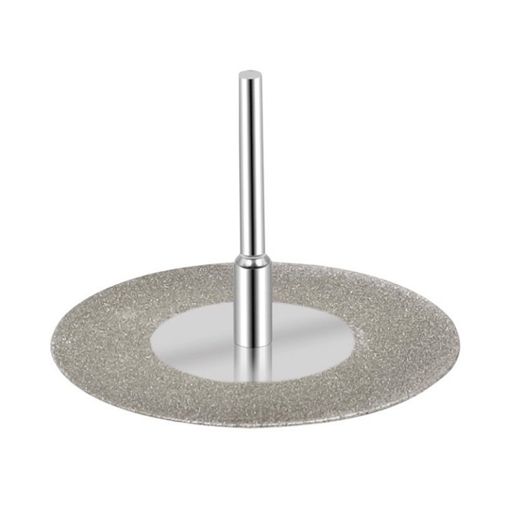 1 BỘ. ĐĨA CẮT. LOẠI NHỎ ĐƯỜNG KÍNH 60mm, KÈM CỐT 3mm. Thích hợp để cắt đá quý, ngọc bích, sắt mỏng, thủy tinh mỏng, - TH932
