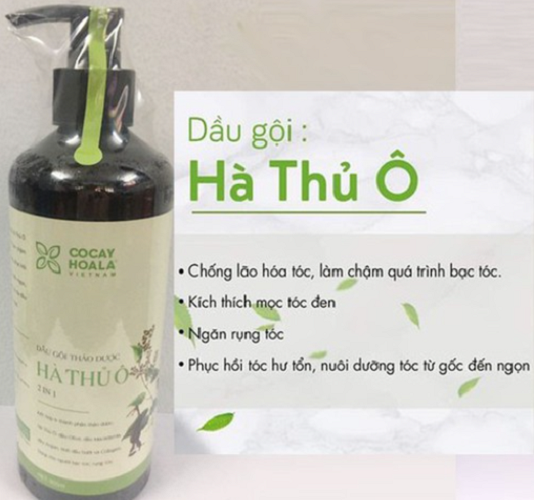 Dầu gội thảo dược Hà Thủ Ô COCAY - 800ML