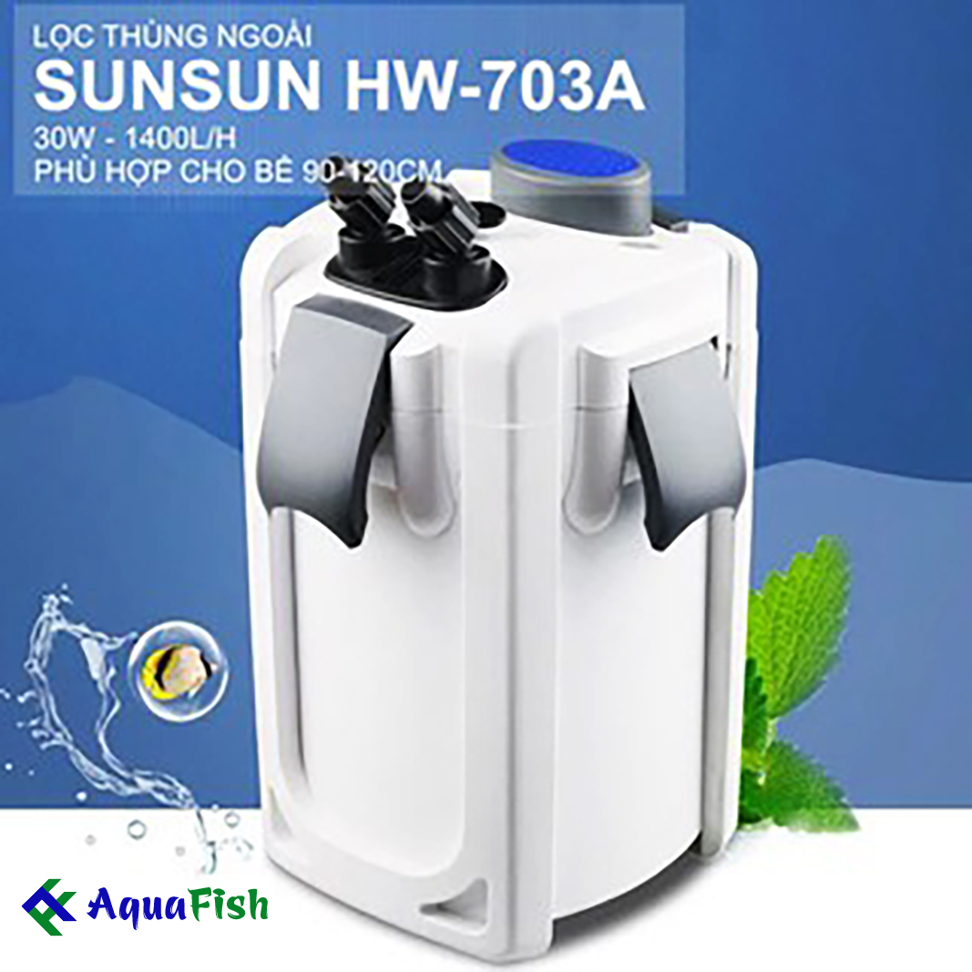 [HOÀN TIỀN 10%]Thùng Lọc Bể Cá Cảnh Sunsun HW-704a (lọc thùng chuyên dụng cho bể cá cảnh)