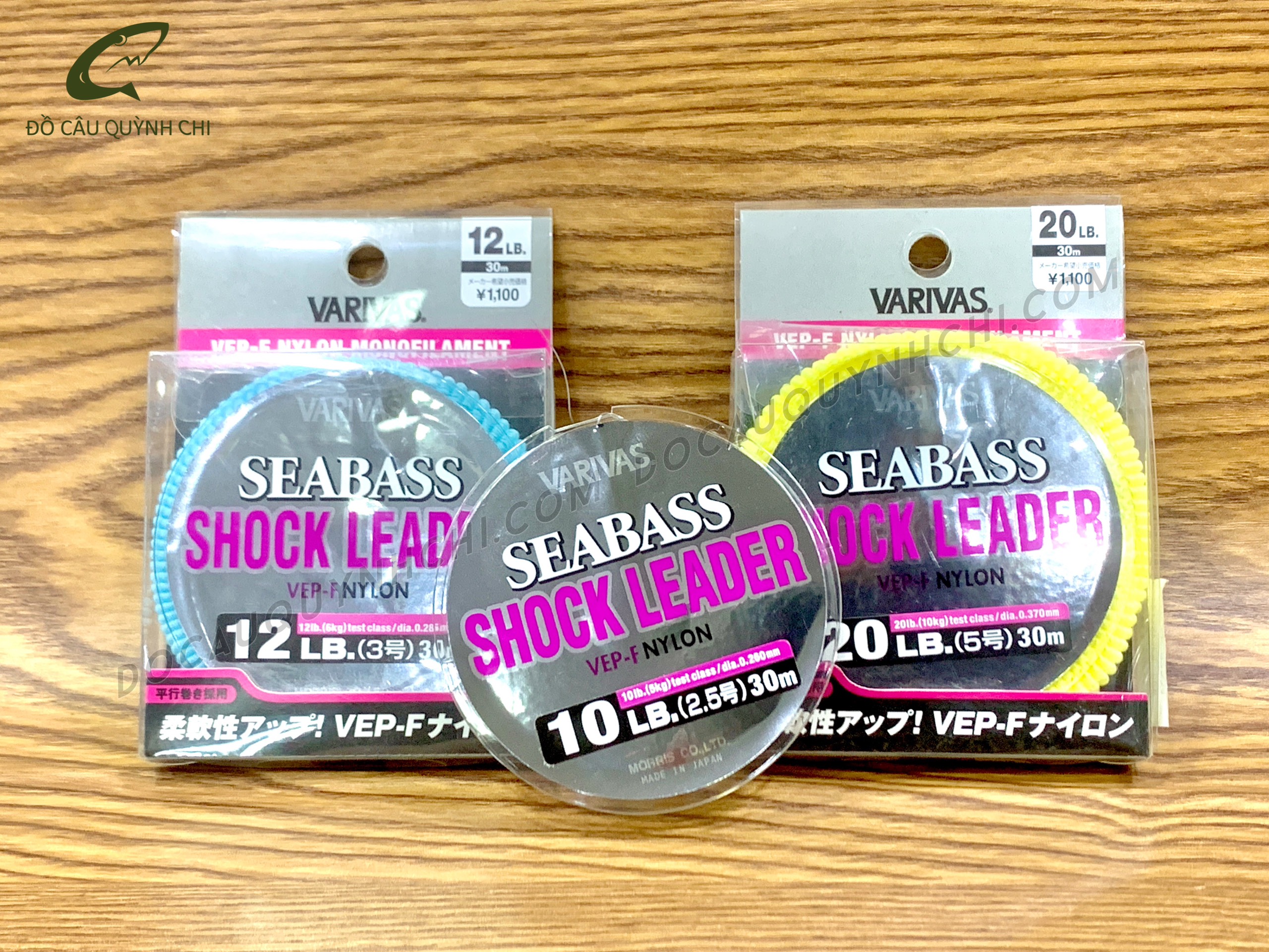 CƯỚC CÂU CÁ VARIVAS 30M: SEABASS SHOCK LEADER (NYLON) [Đồ Câu Quỳnh Chi - Minh HG]