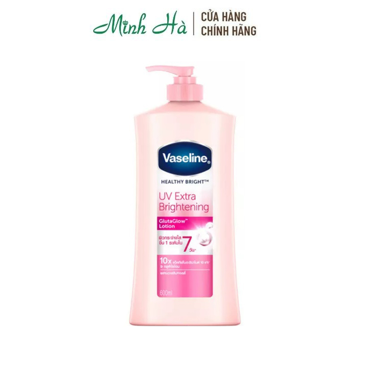 Sữa dưỡng thể trắng da chống nắng Vaseline Healthy Bright UV Extra Brightening 10X Thái Lan 500ml