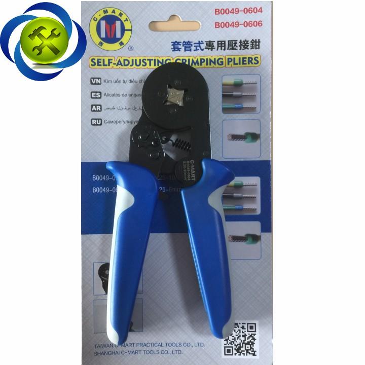 [HCM]Kềm bấm cos vuông C-Mart B0049-0604 0.25mm-10mm