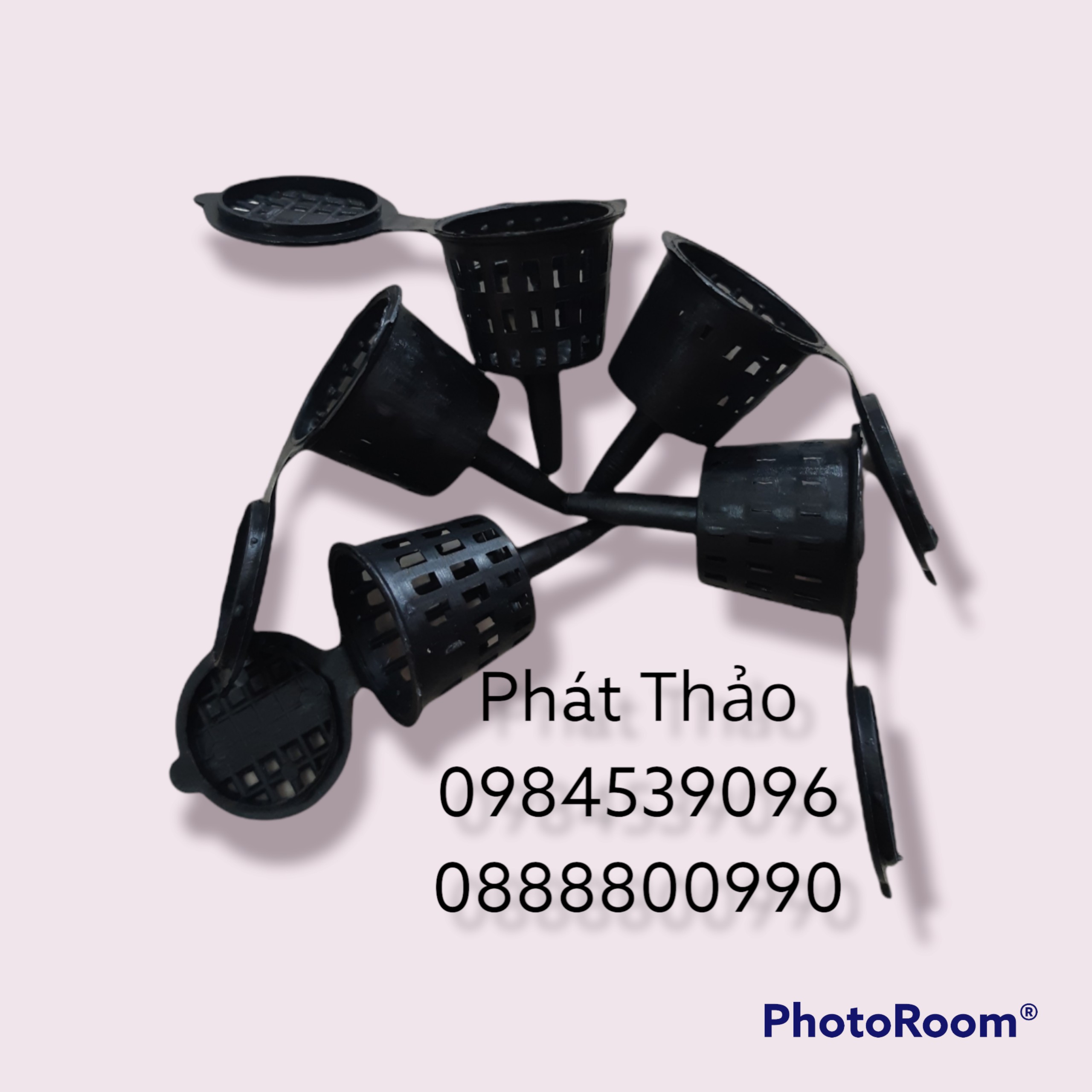 SET 50 Cai RỔ Nhựa nhỏ Đựng Phân Tan Chậm. RỌ ĐỰNG PHÂN