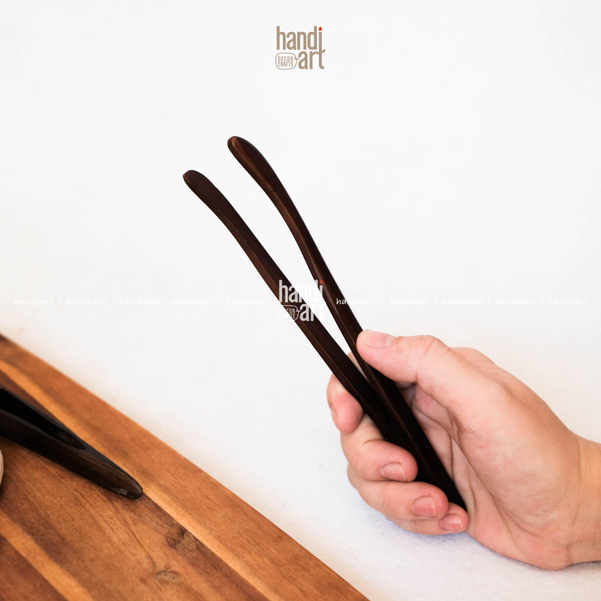 [HCM]Kẹp gắp trà bằng gỗ đồ dùng gắp