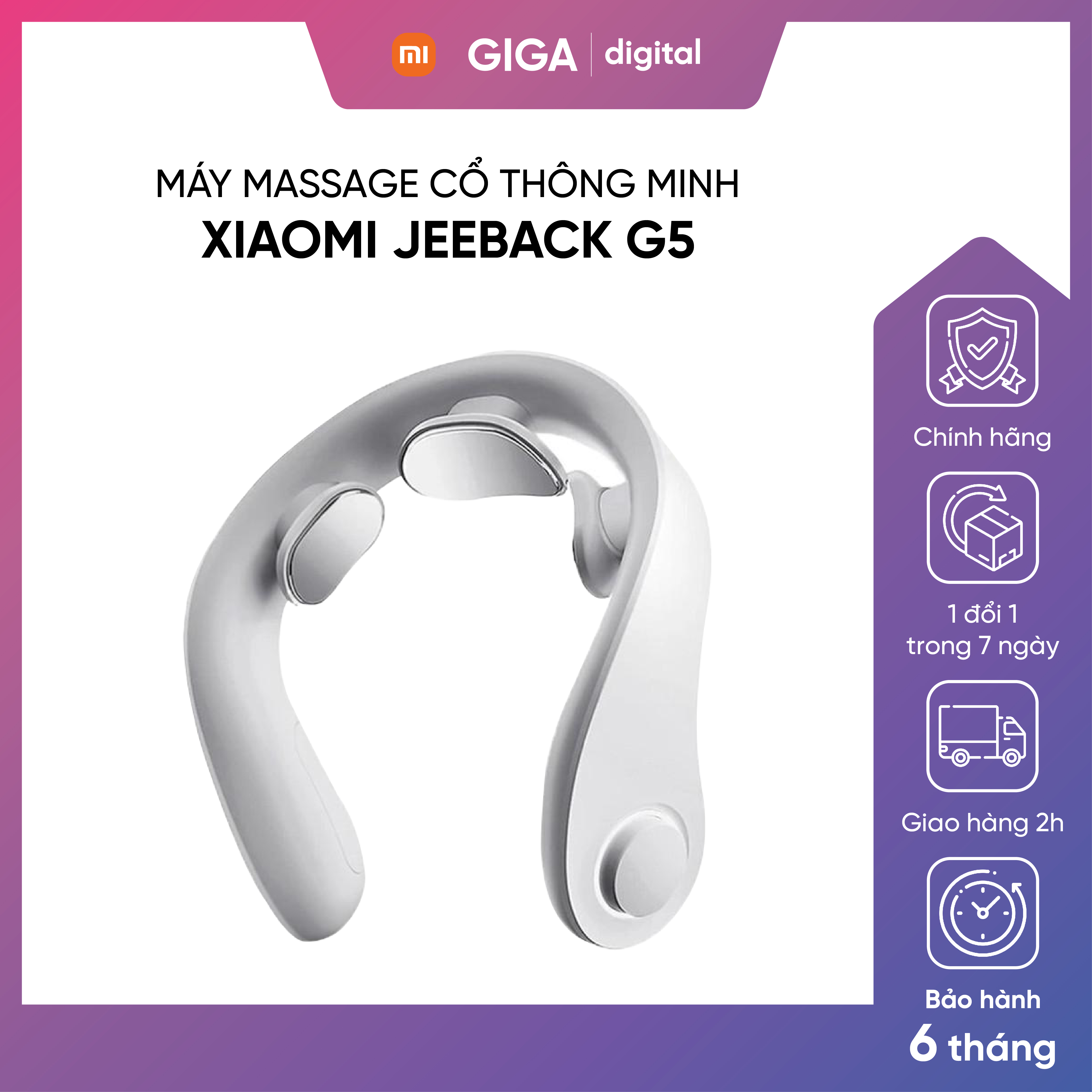 [12-14.12 SIÊU GIẢM GIÁ] Máy massage cổ thông minh Xiaomi Jeeback G5