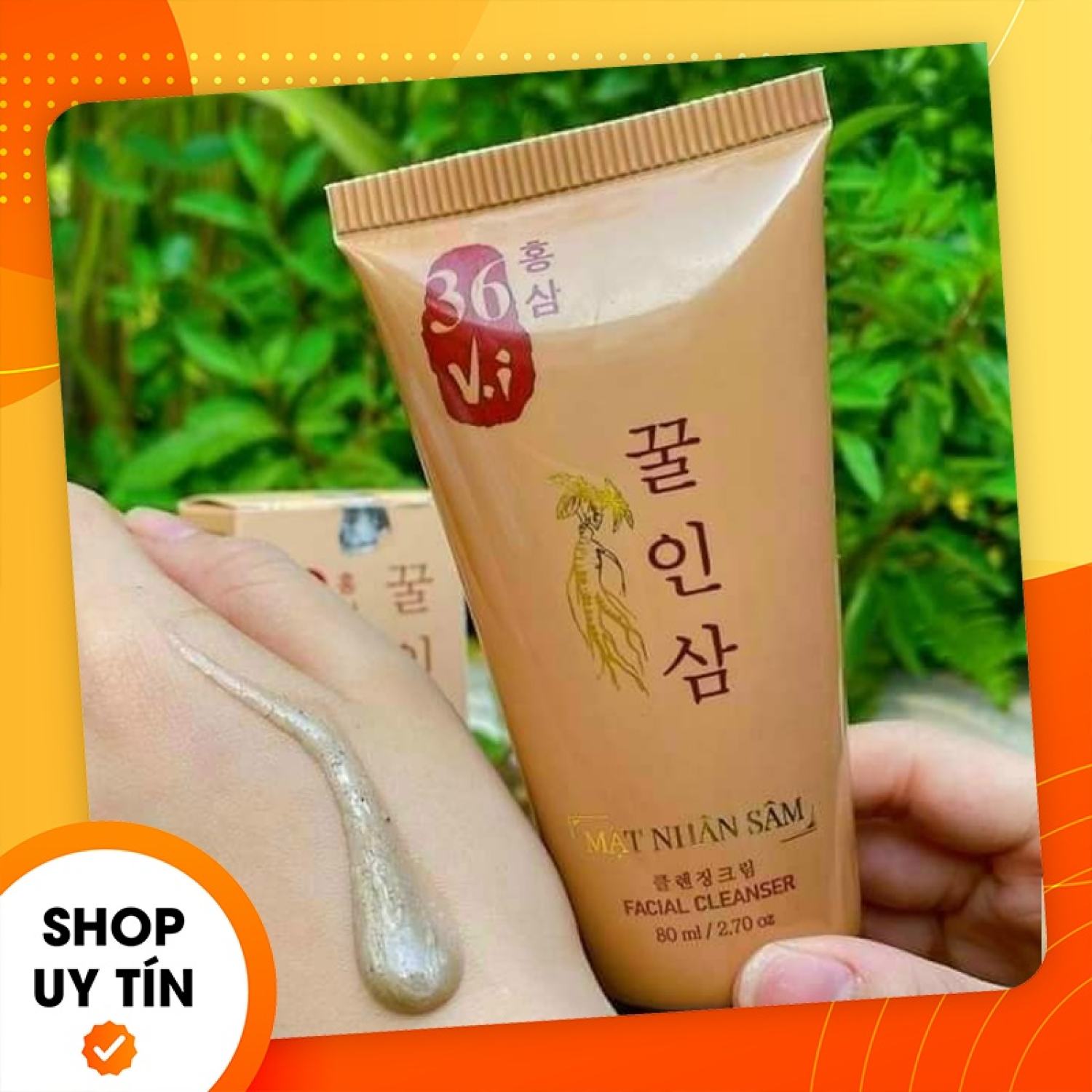Sữa rửa mặt 36 vị mật nhân sâm