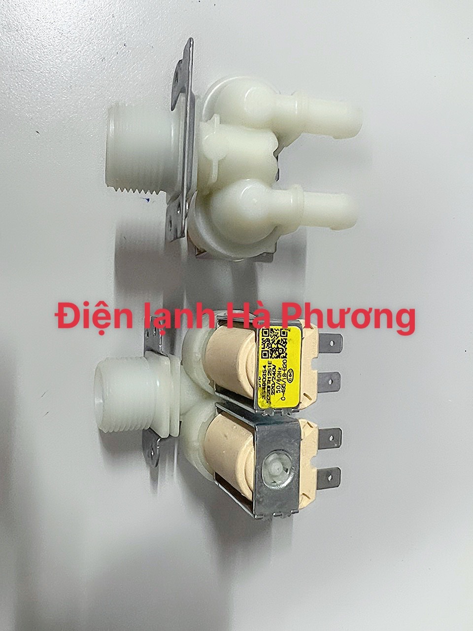 Van cấp đôi máy giặt Samsung cửa ngang, lồng trước - Van cấp nước máy giặt Samsung - Mới hãng