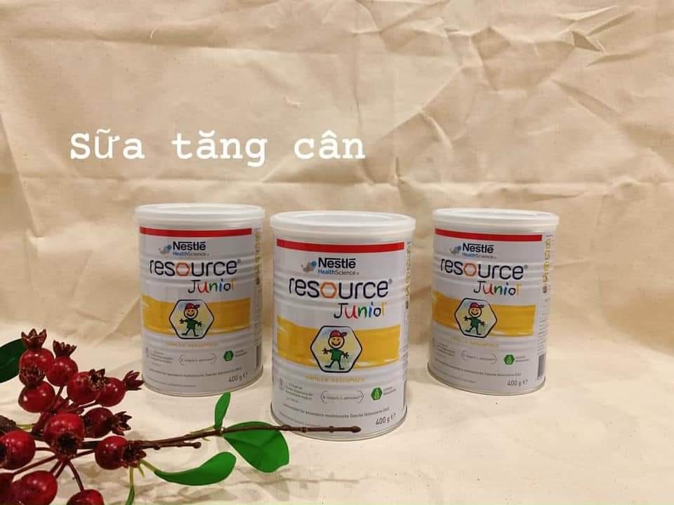 Sữa béo resource junior đức hộp 400g, sữa béo hỗ trợ tăng cân cho bé chính hãng giá tốt