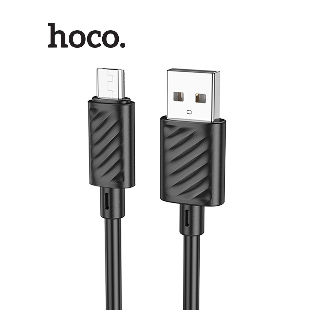 Cáp sạc Hoco X88 Micro sạc nhanh 2.4A đồng bộ data cho Android dài 1M ( Đen )
