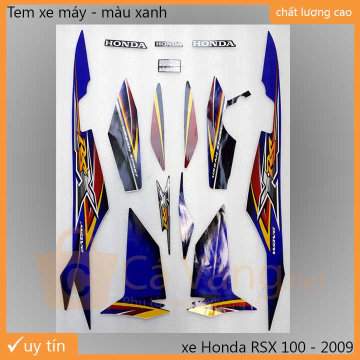 Tem lửa xe Wave Anpha LOẠI ZIN, TEM XỊN - màu ĐEN