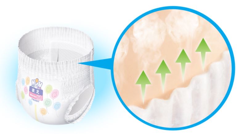 [Tặng 6 MIẾNG] Tã/Bỉm Quần MERRIES Nội Địa Nhật L50 (44+6)