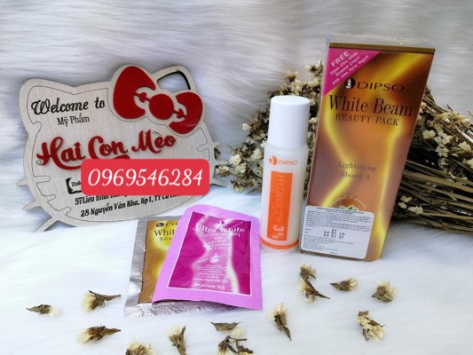 Tắm trắng dipso thảo mộc hộp màu vàng