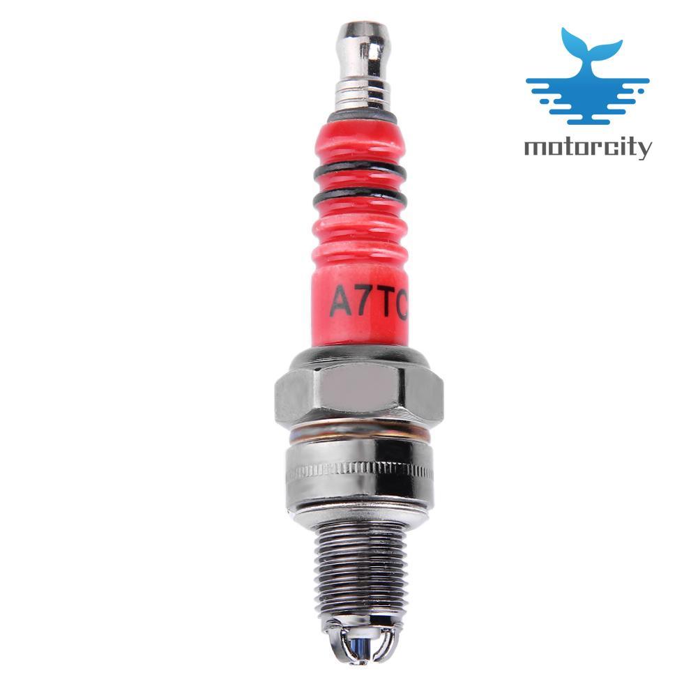 High Performance 3-Electrode Motorcycle Spark Plug A7TC for 50cc-150cc ATV