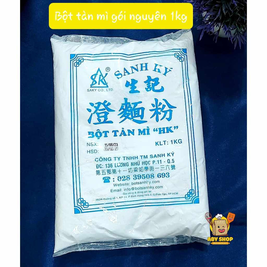 250gr Bột tàn mì [ CAO CẤP ] Bột tàn mì Wheat Starch bột mì tinh sanh ký (250gr)