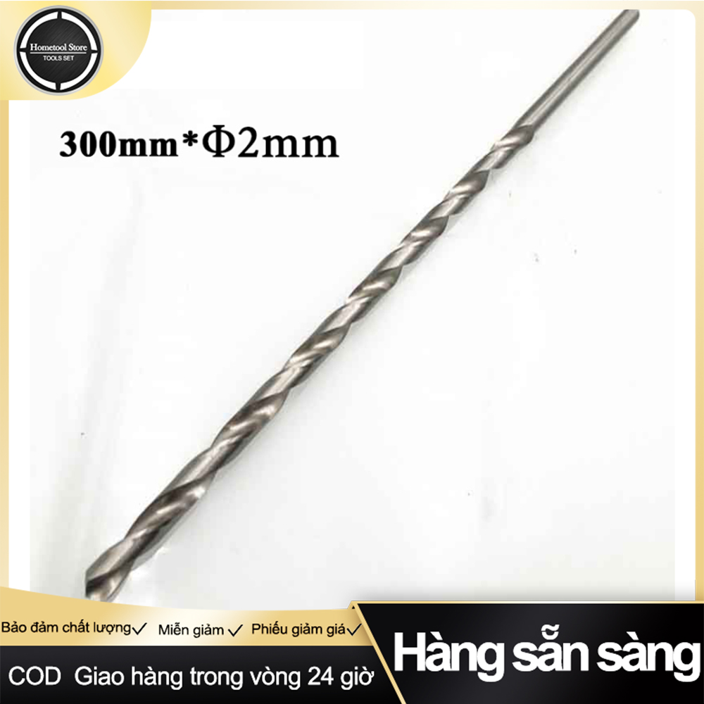 Extra Long Silver Mini HSS Metal Drill Bits 2-6mm Length160-300mm Straight Shank