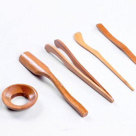 Bộ Dụng Cụ Pha Trà Tre 5 Món