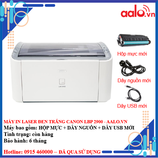MÁY IN LASER ĐEN TRẮNG CANON LBP 2900 - Máy in canon 2900