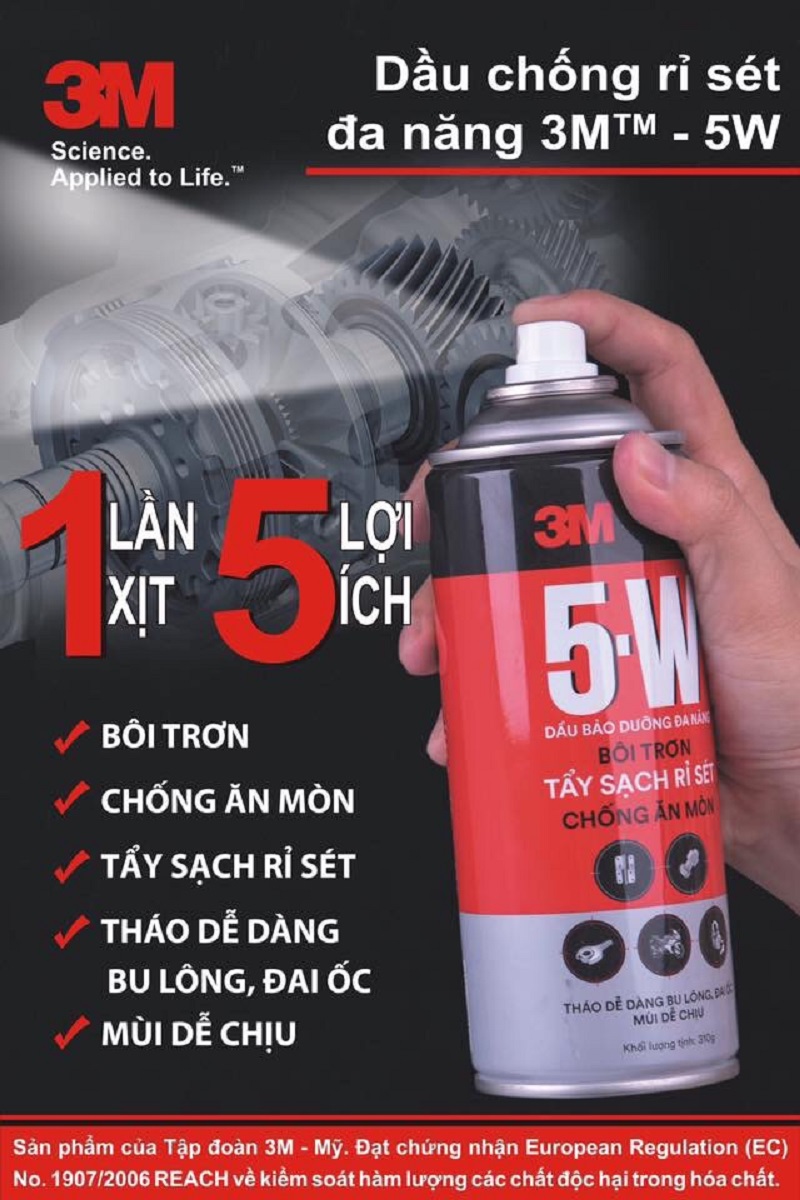 Dầu chống rỉ sét 3M 5W 310G