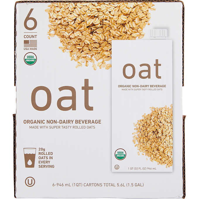 Date 7/06/26 Sữa Yến mạch hữu cơ Kirkland Mỹ -  Organic Non-Dairy Oat Beverage 946ml