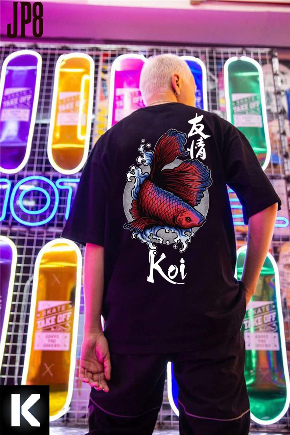 Áo thun nữ form rộng tay lỡ in hình MM18 vải dày mịn mát