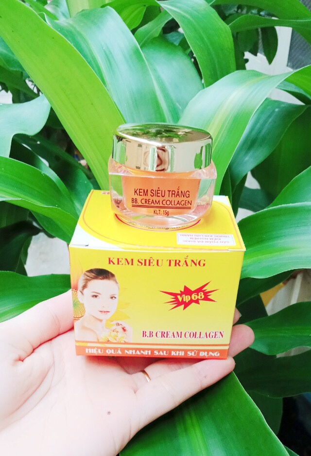 [HCM]Kem siêu trắng linh chi vàng 15g