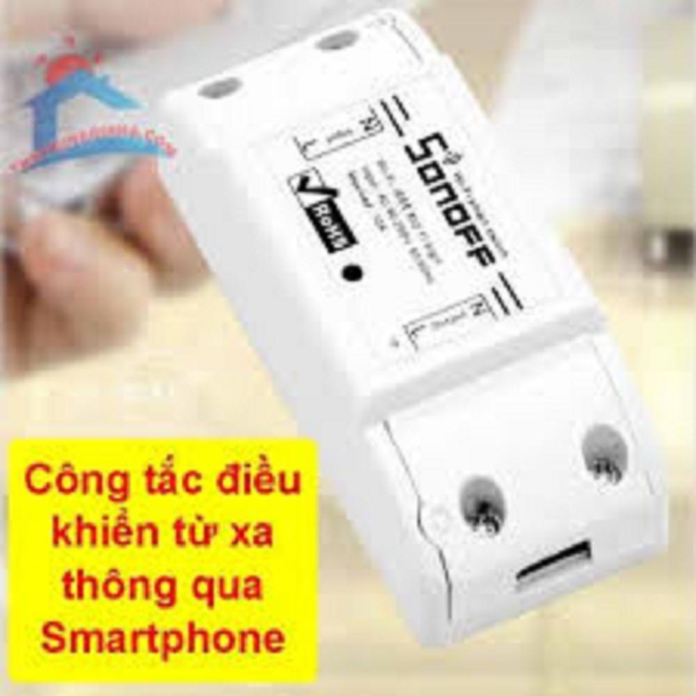 [HCM]Công tắc thông minh Sonoff Basic (Quốc Tế - Tiếng Anh) điều khiển từ xa qua WIFI 3G 4G