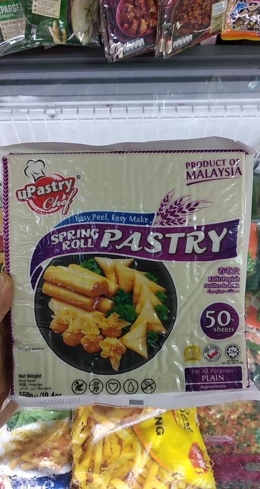 Vỏ bánh đa nem, vỏ bánh tráng, vỏ bò bía Upastry 40pcs 30cm