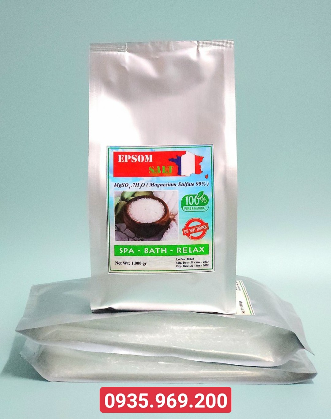 1kg - Muối Epsom Salt ( MgSO4 ) #muối epsom salt