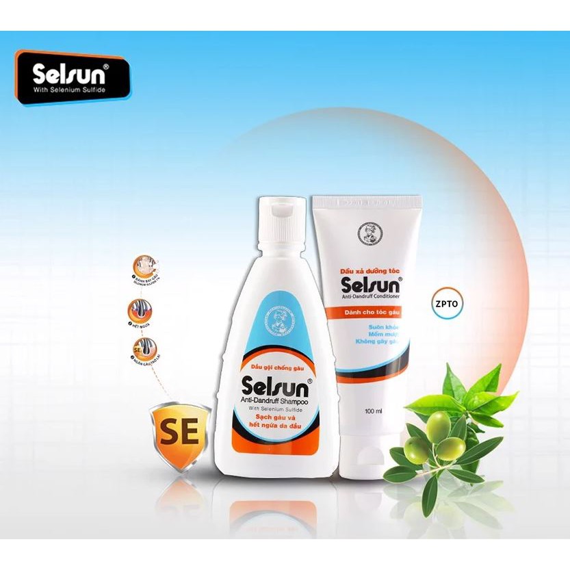 Dầu Xả Dưỡng Tóc Dành Cho Tóc Gàu Selsun Anti-Dandruff Conditioner 100ml