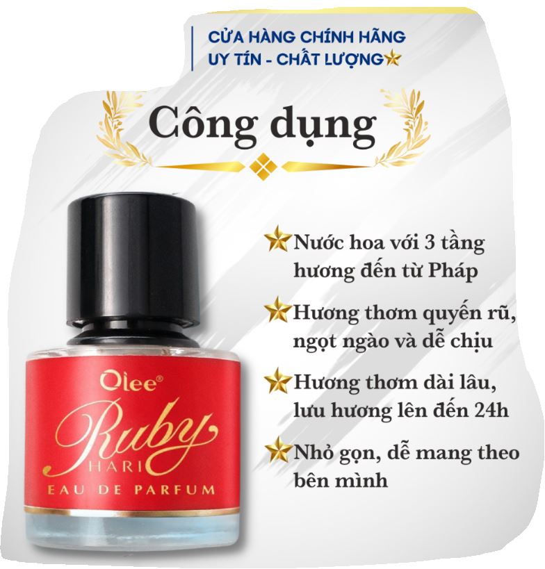 Nước Hoa Nữ Ngọt Ngào Olee Ruby  GIÁ 2 CHAI