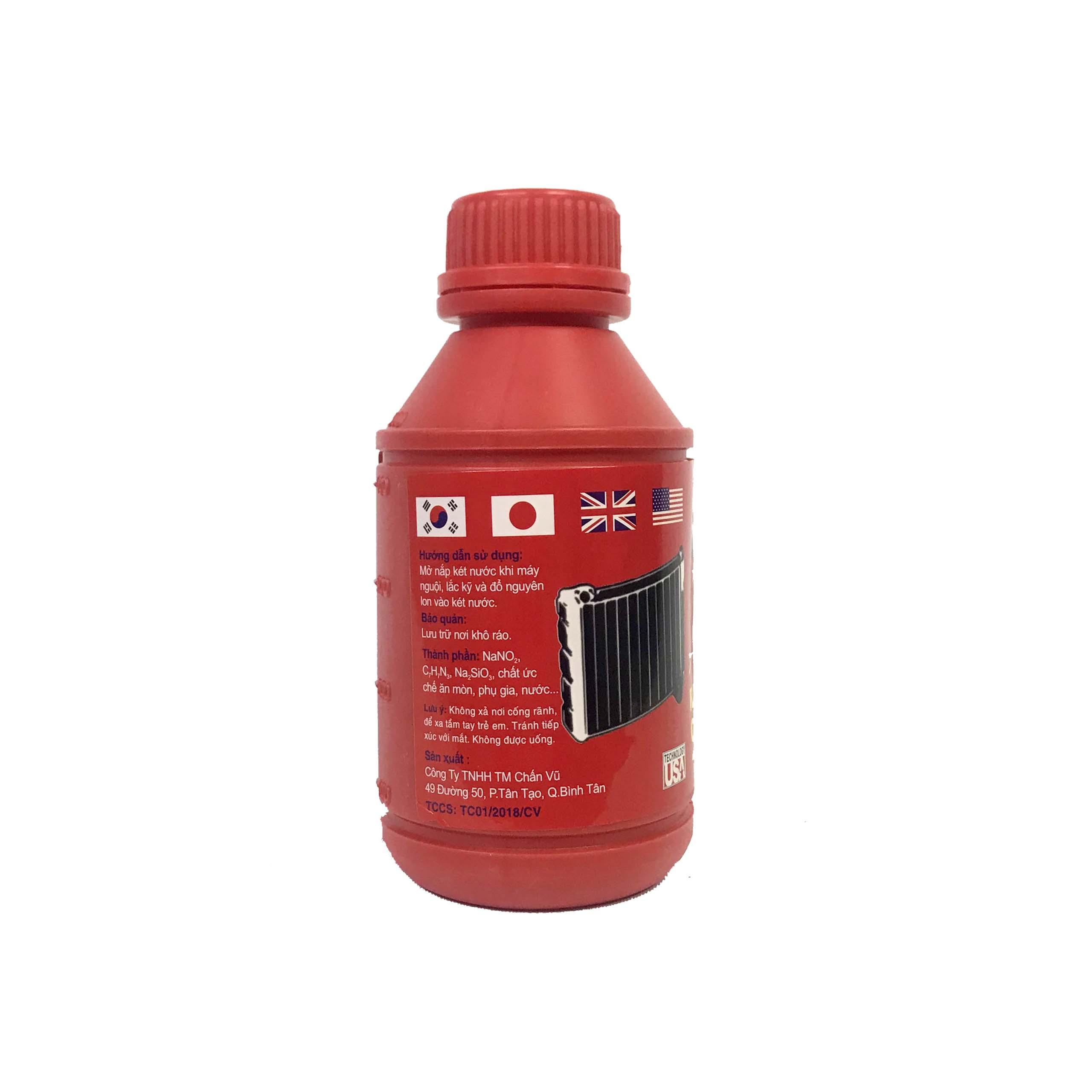 [HCM]NƯỚC LÀM MÁT ĐỎ  RADIATOR COOLANT màu đỏ 500ml