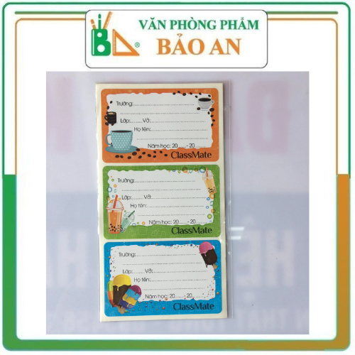 Nhãn vở classmate food cl-nt205 - văn phòng phẩm bảo an