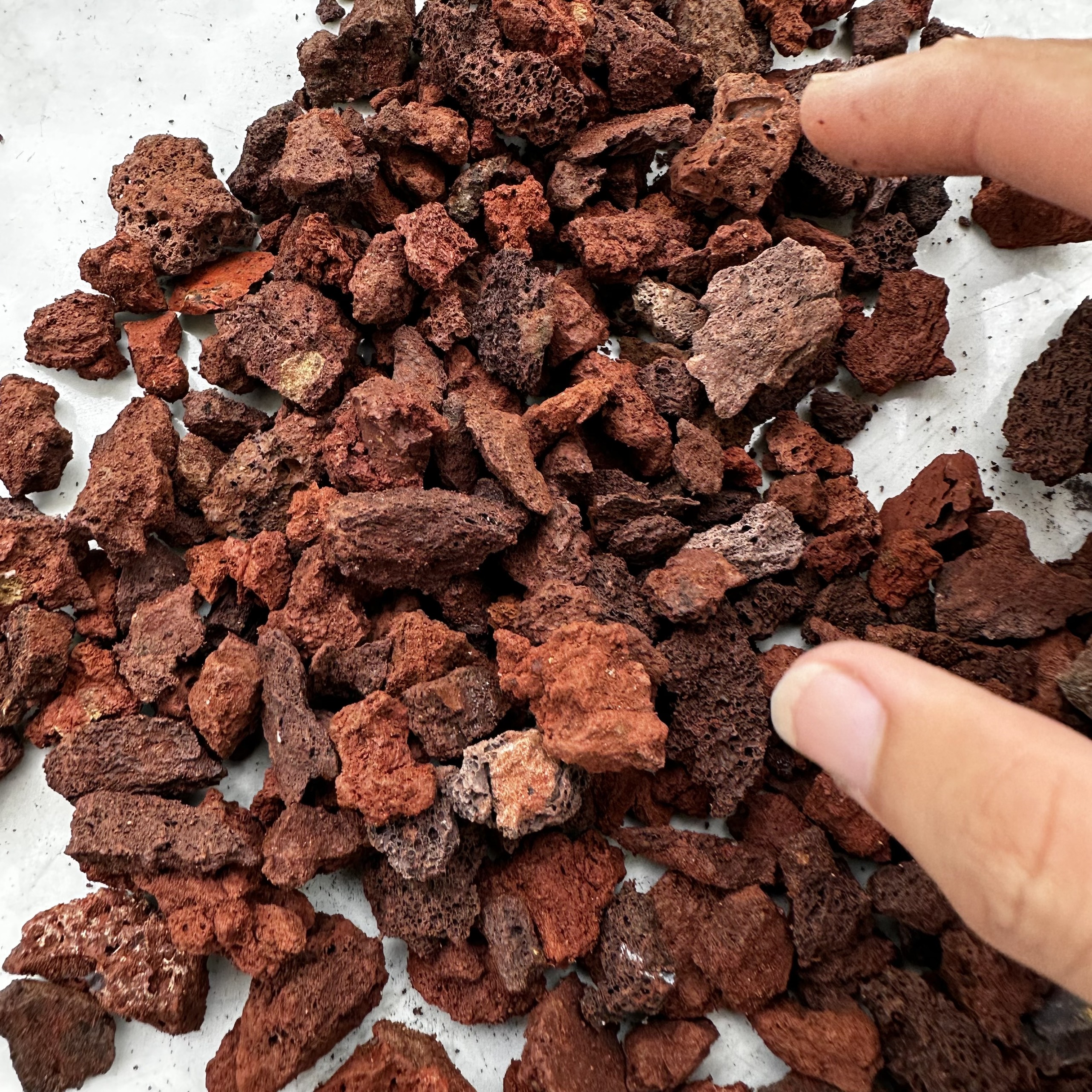 Đá nham thạch trải nền trang trí bể cá 1kg (s)
