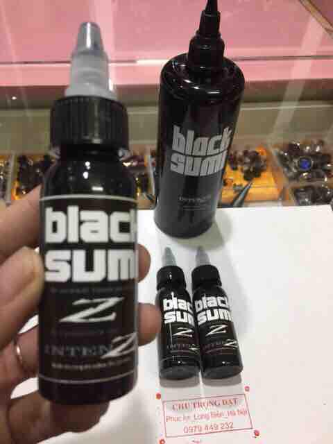 Mực xăm 30ml Black sumi đen bóng