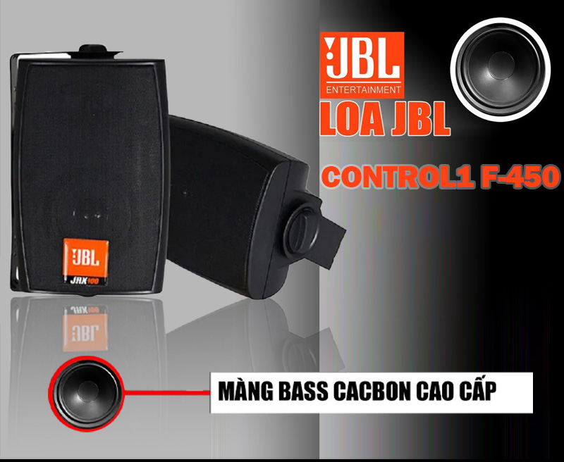 HCM Loa JBL Control 1 F450 Thiết Kế Nhỏ Gọn Độ Bền Cao Công Suất 80W/8ohms Bass Chắc Khỏe Hát Karaoke Cực Mượt Phù Hợp Phòng Học Phòng Họp Dùng Trong Phòng Nghe Nhạc Dùng Ở Tiệc Phòng Trà Cafe.