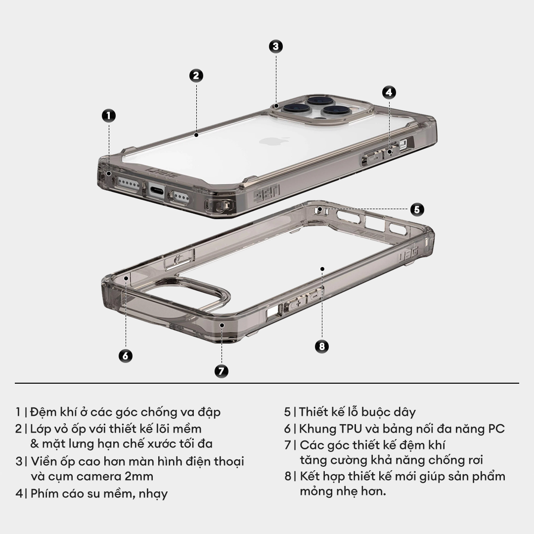 Ốp Lưng UAG PLYO Cho iPhone 14 Plus [6.7 INCH]