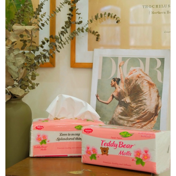 Combo Giấy Rút 10 Gói TEDDY BEAR Mollis Mềm Mịn