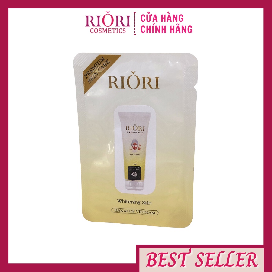 (DẠNG GÓI) Mặt Nạ Ngủ Nha Đam RIORI Sleeping Mask 1,5g