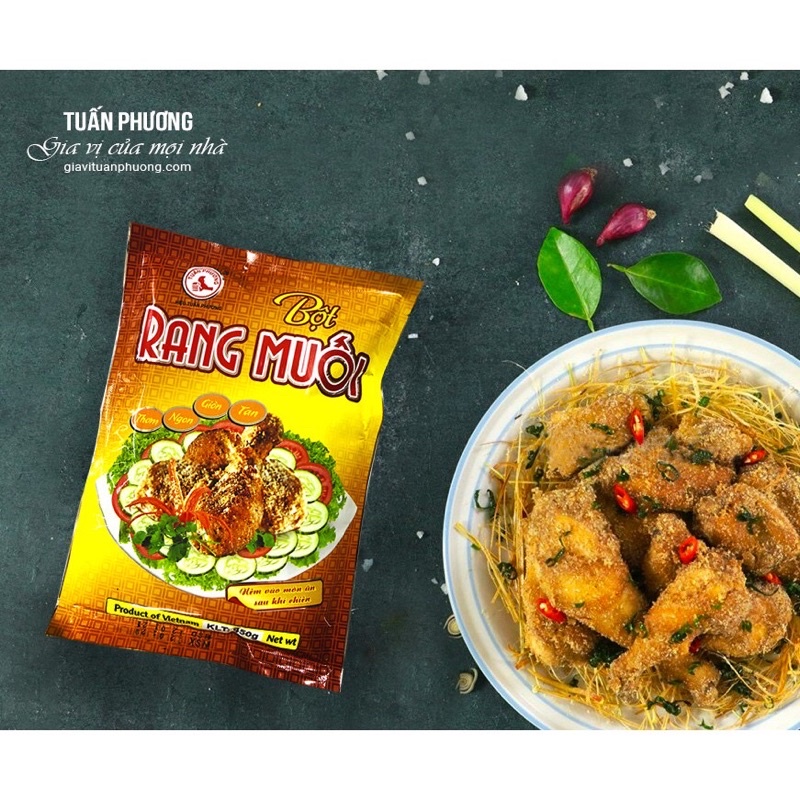 Bột rang muối gói 45g thơm ngon giòn tan