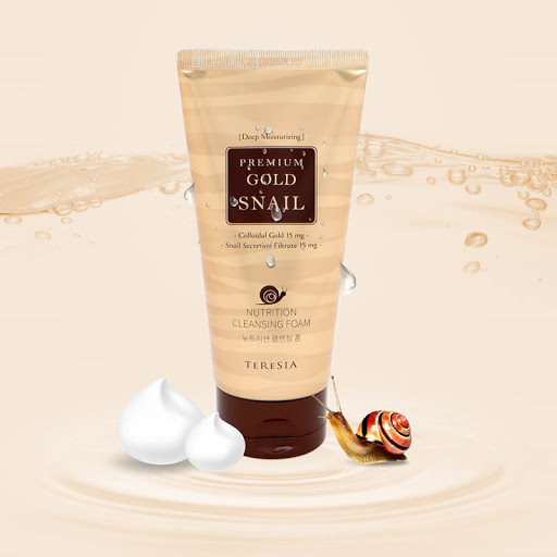 Sữa rửa mặt ốc sên TERESIA  gold snail  150g